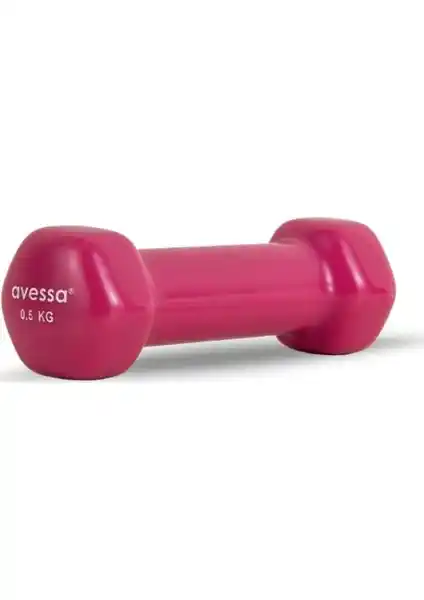 Avessa Pembe 0.5 kg Dambıl: Dayanıklı ve Şık Fitness Ekipmanı