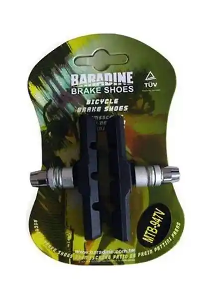 Baradine MTB-947V Siyah Fren Pabucu Dağ Bisikleti ve Çok Yönlü Kullanım İçin