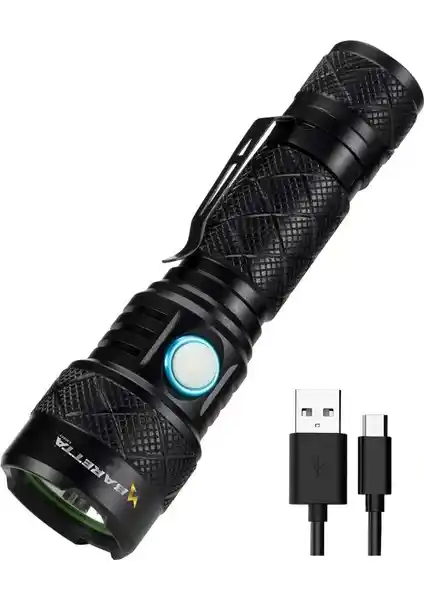 Baretta BT55 2500 Lümen Cree Xml LED Şarjlı El Feneri Güçlü ve Dayanıklı Tasarım