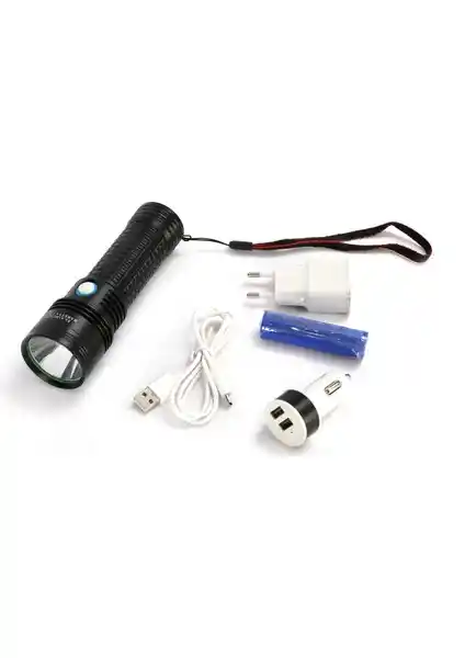 Baretta Tk92 2000 Lümen Amerikan Cree L-2 LED Profesyonel El Feneri Günlük ve Zorlu Kullanımlar İçin