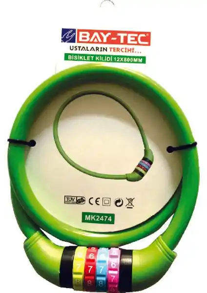 Bay-Tec Şifreli Bisiklet Kilidi Güvenli ve Kullanışlı Tasarımıyla Piyasada Öne Çıkıyor