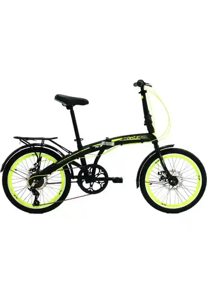 Belderia X7 20 inç Jantlı Katlanabilir Bisiklet Şehir ve Hafif Doğa Yürüyüşleri İçin