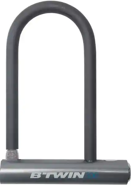 Btwin 500 U Bisiklet Kilidi Gri: Hafif ve Pratik Güvenlik Çözümü