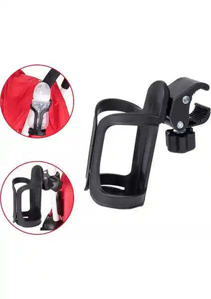 Buffer Bebek Arabası ve Bisikletleri İçin Ayarlanabilir Şişe ve Suluk Tutucu