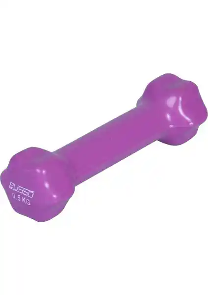 Busso 0,5 Kg Vinil Kaplı Dambıl BS067 ile Evde Güçlendirme ve Tonlama