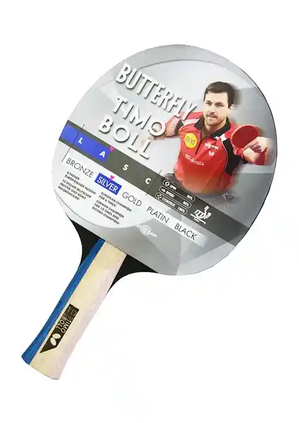Butterfly 85016S Boll Silver Masa Tenisi Raketleri ITTF Onaylı Yüksek Performans