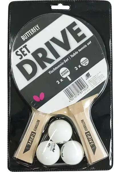 Butterfly 85102 Drive TT 2 Raket Seti: Başlangıç ve Orta Seviye Masa Tenisi Performansı