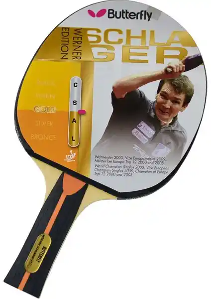 Butterfly Werner Schlager Gold P.P. Masa Tenisi Raketi: Orta Seviye İçin Performans ve Dayanıklılık