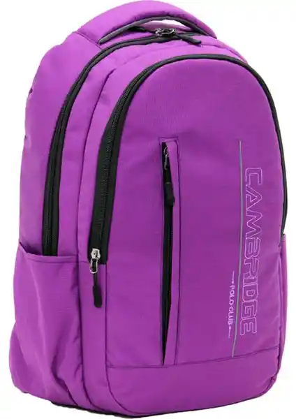 Cambridge Polo Club Mor Sırt Çantası Şık ve Fonksiyonel Günlük Kullanım İçin