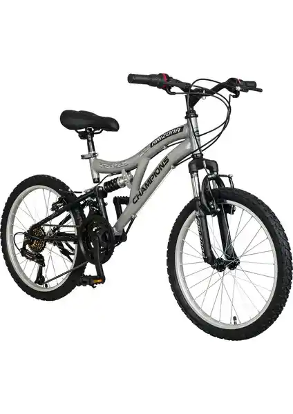 Champions Arızona 20 inç Gri Siyah Çift Amortisörlü Dağ Bisikleti Detaylı İnceleme