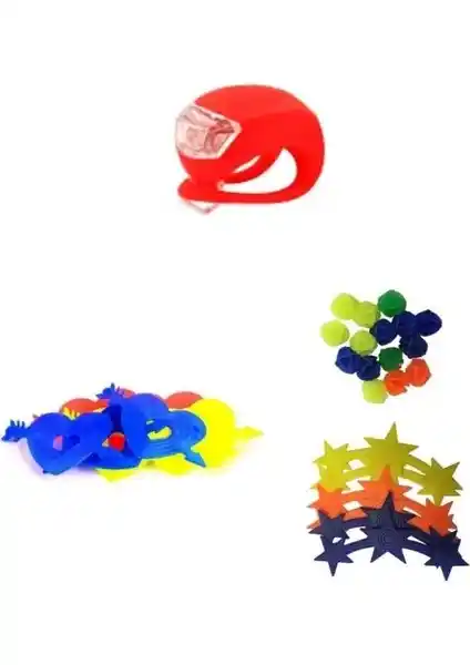 Çocuklar İçin Güvenli ve Renkli Işıklı Bisiklet Süsü Seti Özellikleri ve Kullanımı