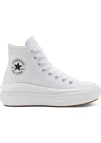 Converse Chuck Taylor All Star Mov Beyaz Kadın Sneaker Şıklık ve Konfor Sunan Günlük Ayakkabı