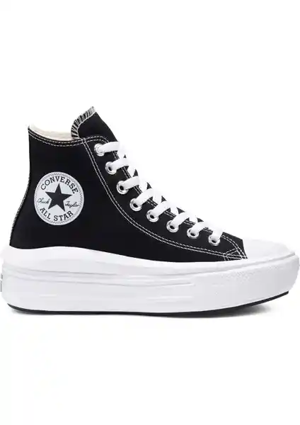 Converse Chuck Taylor All Star Mov Siyah Kadın Sneaker Şık ve Konforlu Günlük Ayakkabı