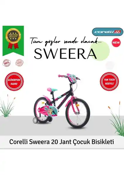 Corelli Sweera 20 Jant Çocuk Bisikleti Güvenli ve Şık Tasarım Özellikleri