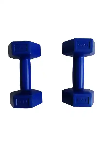 Cosfer 1 kg x 2 Plastik Dambıl: Dayanıklı ve Çok Yönlü Ev ve Spor Salonu Kullanımı İçin