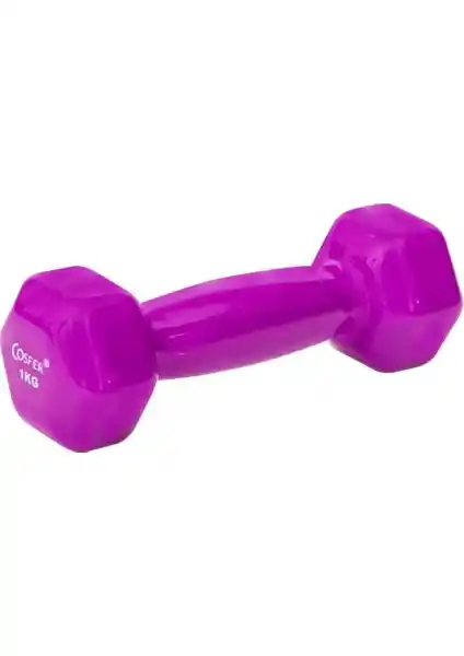 Cosfer CSF-9082-1 PVC Demir Dambıl: Dayanıklı ve Estetik Spor Ekipmanı