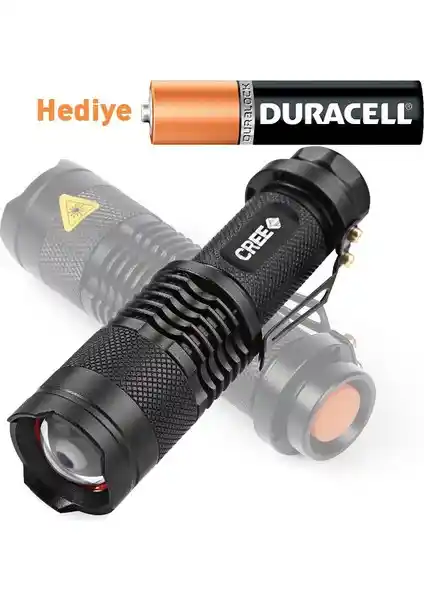 Cree Barnetta 2000 Lümen Ultra Güçlü El Feneri: Yüksek Performans ve Dayanıklılık