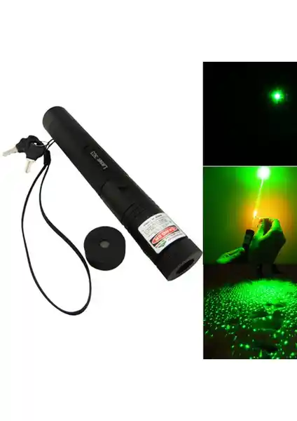 CSI-303 Yeşil Lazer Pointer 300mW Güçlü ve Güvenli Tasarım ile Taşınabilirlik Sağlar