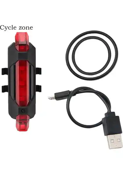 Cyclezone USB Şarj Edilebilir LED Bisiklet İkaz Lambası Güvenliği Artıran Modern Çözüm