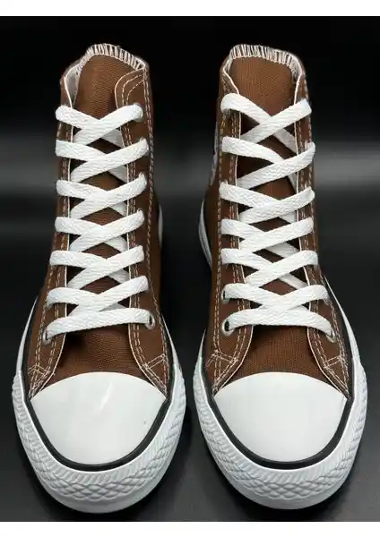 Daphnee Butik Unisex Beyaz Bilekli Uzun Boğazlı Spor Ayakkabı - Modern ve Konforlu Tasarım