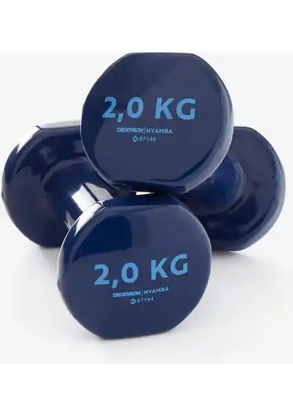 Decathlon Domyos 2 Kg Dambıl X2: Evde Kullanım İçin Uygun Hafif Spor Ekipmanı