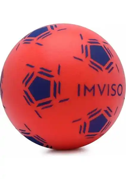 Decathlon Kipsta Imviso Sünger Futbol Topu Kırmızı 3 Numara Çocuklar İçin Güvenli ve Hafif Tasarım