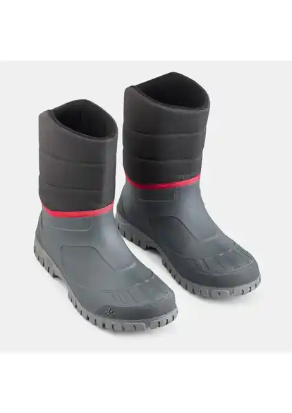 Decathlon Quechua Erkek Kar Botu Gri/Siyah - Su Geçirmez, Kaymaz ve Yalıtımlı Tasarım