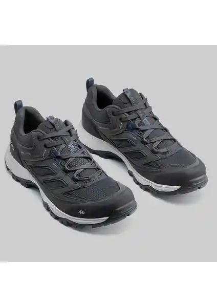 Decathlon Quechua Erkek Outdoor Ayakkabı Gri - Kaymaz, Su Geçirmez ve Hafif Tasarım