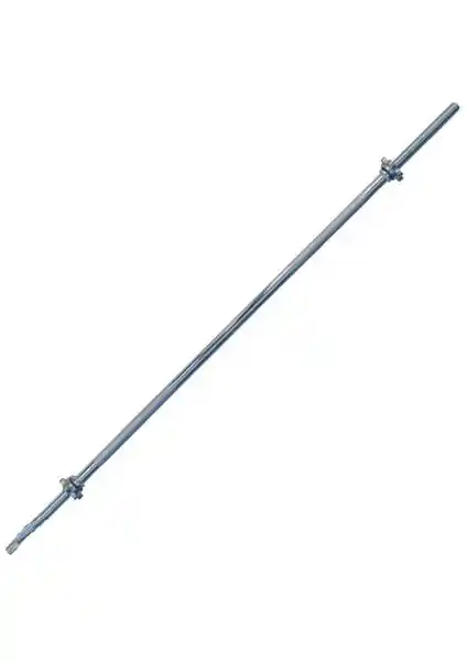 Delta 213 cm Krom İçi Dolu Düz Uzun Halter Barı Güç ve Dayanıklılık İçin Uygun