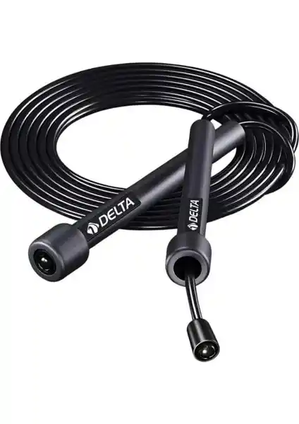 Delta ATLAMA İPİ SİYAH: Dayanıklı, Ayarlanabilir ve Hafif Spor Atlama İpi