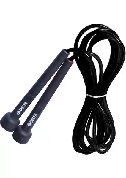 Delta Siyah Uzunluğu Ayarlanabilir Deluxe Atlama İpi ile Etkili ve Konforlu Egzersiz Deneyimi