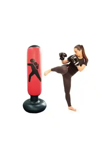 Deni Şişme Boks Standı: Evde Antrenman ve Stres Atmak İçin Pratik ve Dayanıklı Spor Ekipmanı