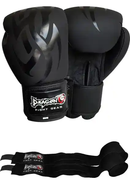 Dragon Black Mamba Boks Eldiveni ve Bandaj Seti ile Güçlü ve Konforlu Antrenmanlar