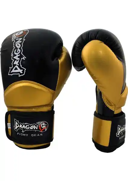 Dragon Carbon 5 Siyah Altın Renk Boks Eldiveni Performans ve Şıklık Sunan Spor Ekipmanı