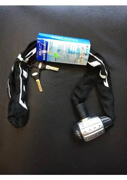 DT Bisiklet ve Motor Zincir Kilit 6x1200mm yüksek dayanıklılık ve güvenlik sağlar