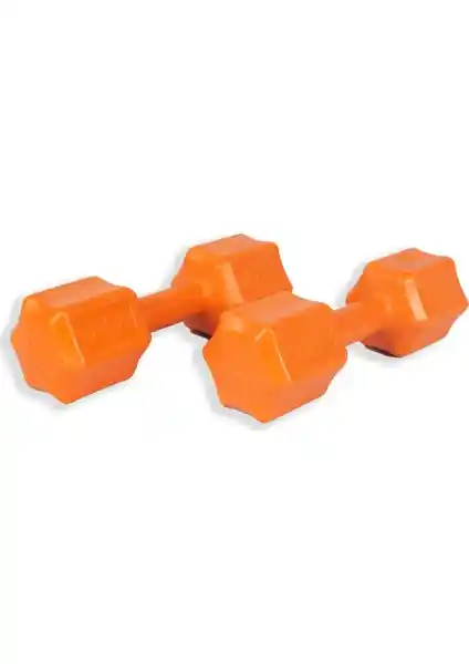 Ecgspor 2 kg Dambıl Seti Turuncu: Dayanıklı ve Ergonomik Fitness Ekipmanı