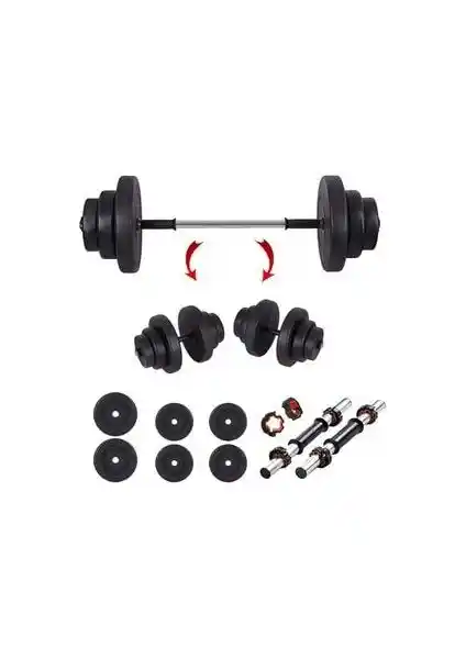 Ecgspor 25 kg Halter ve Dambıl Seti ile Güç ve Esneklik Artırma İmkanı