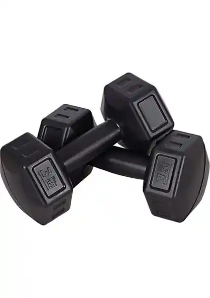 Ecgspor 3 kg Dambıl Seti: Dayanıklı ve Çok Yönlü Evde Spor İçin Uygun Seçenek