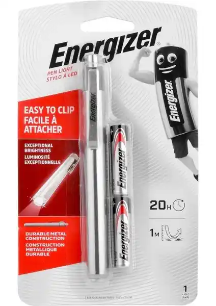 Energizer Metal Pen Lite Kalem Tipi LED Fener: Taşınabilir ve Dayanıklı Aydınlatma Çözümü