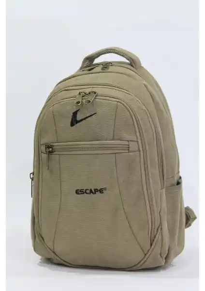 Escape 15.6 İnç Kanvas Sırt Çantası Dayanıklı ve Şık Tasarımıyla Günlük Kullanıma Uygun