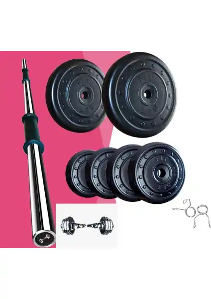 Fitset 52 kg Halter Seti: Güç ve Dayanıklılık Sunan Profesyonel Spor Ekipmanı