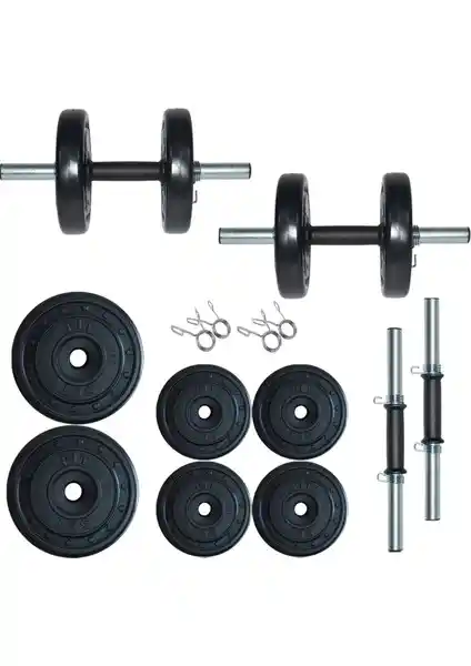 Fitset Spor 22 kg Dambıl Seti: Evde Egzersiz İçin Dayanıklı ve Kullanışlı Spor Ekipmanı