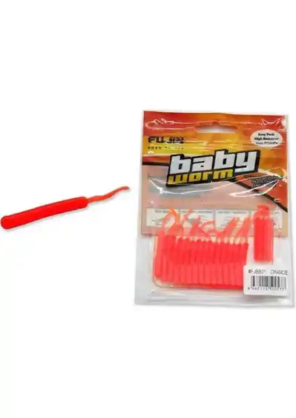 Fujin Baby Worm Kokulu 5.2 cm LRF Sahte Silikon Yemi Balık Avında Yenilikçi Çözüm