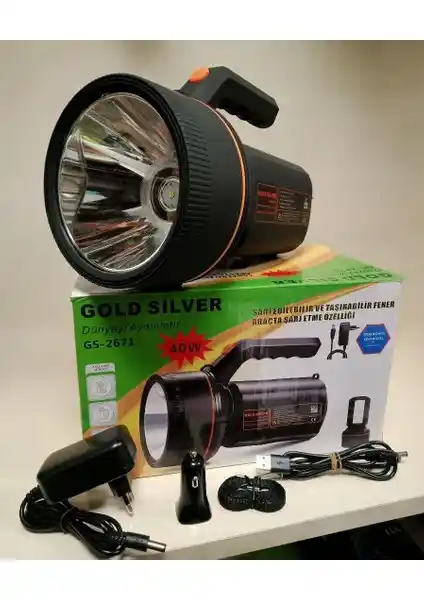 Gold Silver GS-2671 El Feneri: Taşınabilir ve Güçlü LED Aydınlatma Çözümü