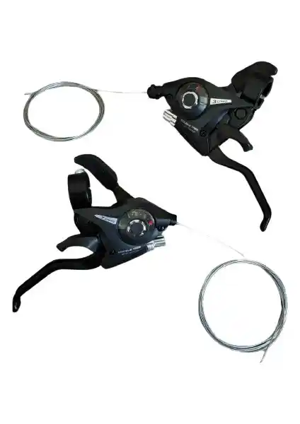 Golden Bisiklet Fren Vites Kolu Takımı 3x7 21 Vites Dayanıklı ve Uyumludur