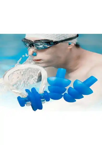 Greathings Kulak ve Burun Tıkayıcı Havuz Seti Yüzme Konforunu Artıran Ergonomik Tasarım