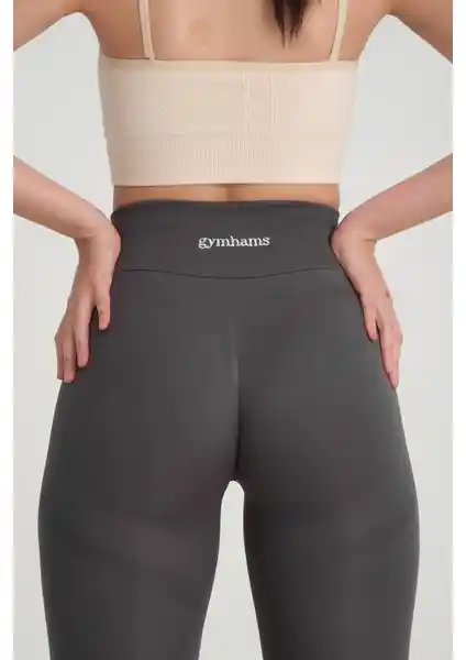 Gymhams Kalçayı Şekillendiren Yüksek Bel Push Up Spor Taytı 2024