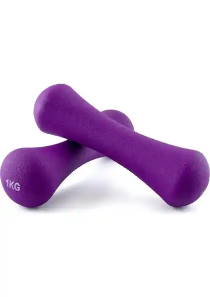 Gymo Neopren Dambıl 2x1kg Sağlıklı ve Şık Egzersiz Partneriniz