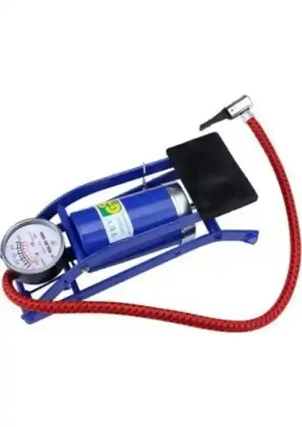HLD Halidi Araç Lastik Şişirme Göstergeli Ayak Pompası: Dayanıklı ve Çok Yönlü Kullanım