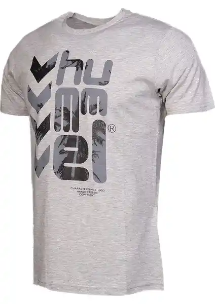 Hummel Guile Erkek Tişört 911086-2006 Güncel Moda ve Konfor Sunan Tasarım